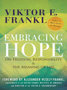 Cover image for Embracing Hope